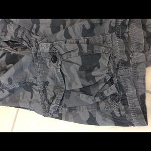 Camo cargo shorts